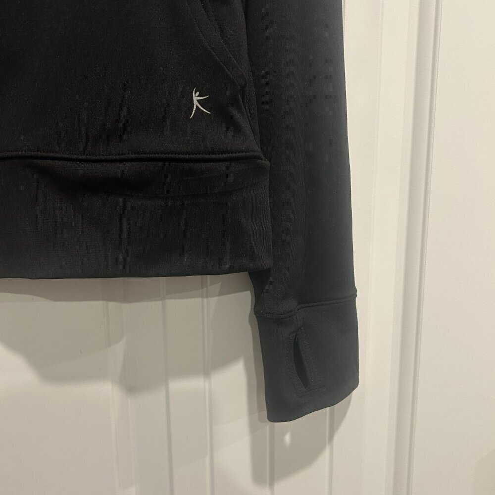 Danskin Now Black Performance Athletic Zip Up Jacket Women’s Size S (4-6) - Picture 4 of 7